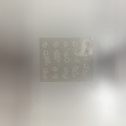 3D Sticker weiss XF 103